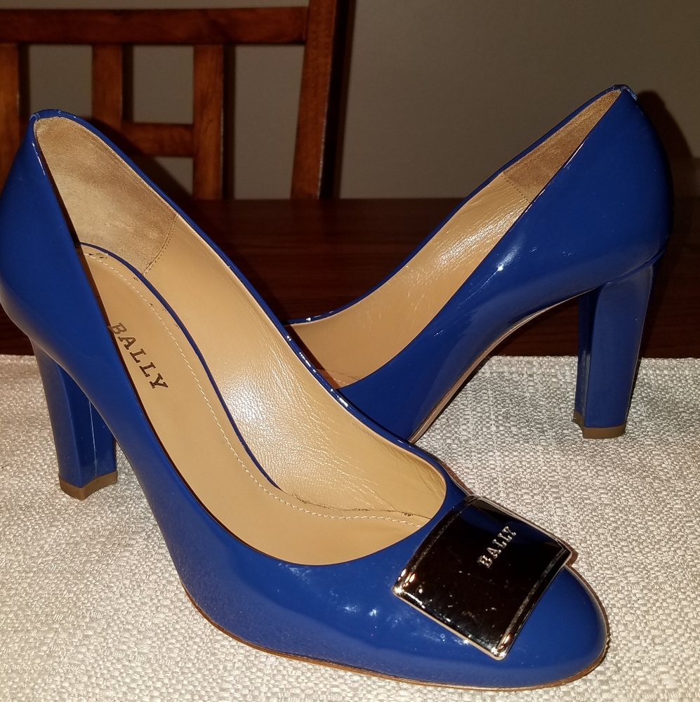 BALLY Calf Patent Harmoni Heel